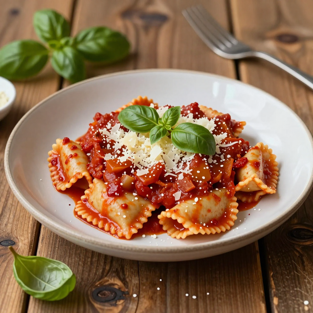 Primo piatto di pasta calabrese